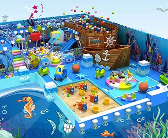 Indoor Playground Equipment - Ocean Theme