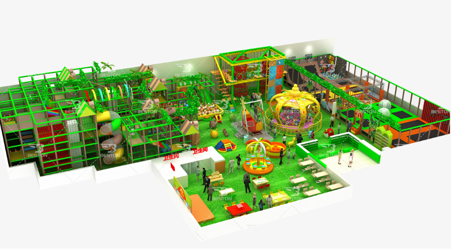 Commercial indoor soft playground equipment